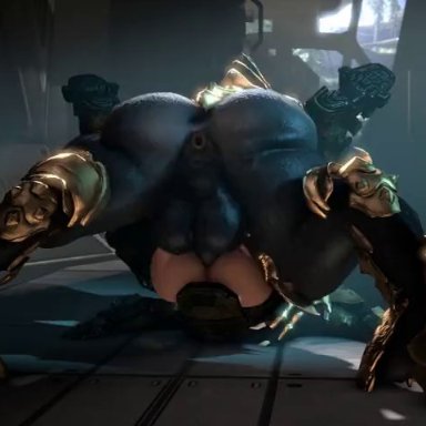 arbiter, master chief, sangheili, rayhuma, anal, anus, big ass, big balls, big butt, big penis, gay, halo, male/male, male only, mating press