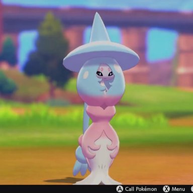 game freak, nintendo, pokemon, pokemon rgby, pokemon rse, pokemon ss, pokemon xy, galarian rapidash, gardevoir, hatterene, rapidash, slurpuff, wooper, kamuo, 1boy