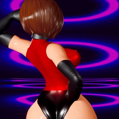 disney, the incredibles, helen parr, violet parr, prevence, 2girls, ass clapping, ass expansion, envy, female, female only, huge ass, mother and daughter, multiple girls, thick thighs