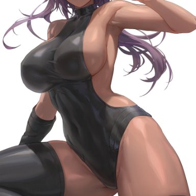 bleach, shihouin yoruichi, yohan1754, 1girls, big breasts, breasts, cleavage, dark-skinned female, dark skin, female, female only, large breasts, solo