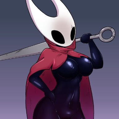 hollow knight, hornet (hollow knight), kent, breasts, 1girls, solo, pussy