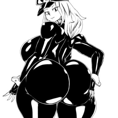 my hero academia, camie utsushimi, thecursedcon, ass, back view, behind view, big ass, big breasts, big butt, breasts, female, female only, huge ass, huge breasts, huge butt