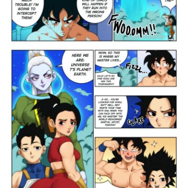 dragon ball super, kale, caulifla, yamcha, cabba, vados, jay-marvel, huge ass, huge breasts