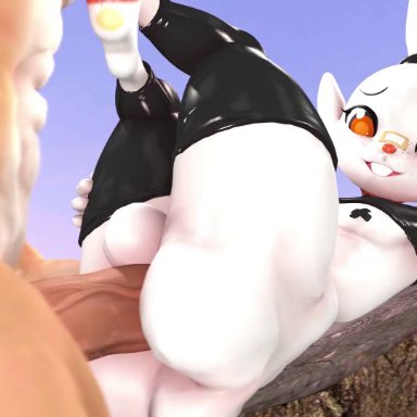 nintendo, pok&#233;mon, pok&#233;mon (species), scorbunny, connivingrat, 3 toes, accessory, anal, anal penetration, anthro, anthro on anthro, anthro penetrated, anthro penetrating, anthro penetrating anthro, ass