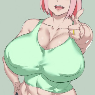 abs, bbw, big ass, big belly, big body, big breasts, big butt, big legs, big nipples, boruto: naruto next generations, erect nipple, erect nipples, green eyes, mature, mature female