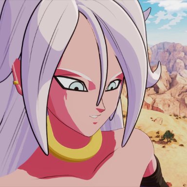 absurd res, android 21, animated, breasts, dragon ball, hi res, high resolution, highres, majin android 21, medium breasts, moaning, nipples, sound, tagme, vagina