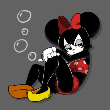 anthro, disney, minnie mouse, minus8, mouse