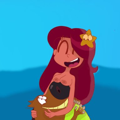 breasts, breasts, idk, idkwhatimdoing, mermaid, mermaid tail, zig and sharko, zoophilia