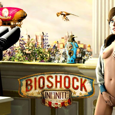 3d, bioshock, bioshock infinite, bottomless, elizabeth, elizabeth (bioshock infinite), fingering, masturbation, shiftop, tagme