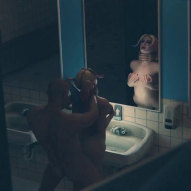 1boy, 1girl, 3d, animated, batman (series), dc, dc comics, harleen quinzel, harley quinn, male/female, physxxx, sound, tagme, video