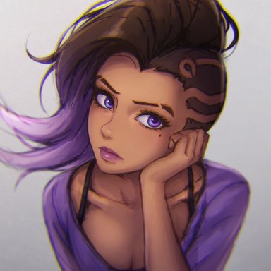 overwatch, sombra, tagme, umigraphics, umitaro