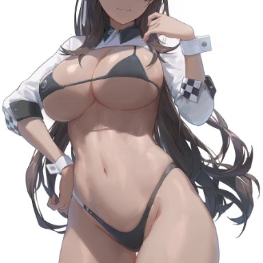 1girls, atago (azur lane), atago (stunning speedster) (azur lane), azur lane, big breasts, breasts, female, female only, large breasts, solo, thick thighs, wide hips, yohan1754