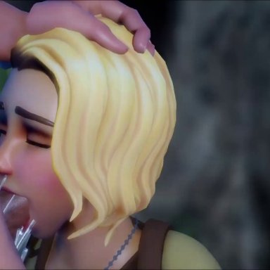 3d, animated, artist request, blowjob, character request, cum, cum in mouth, cum inside, deepthroat, facefuck, fortnite, oral, sound, swallowing, tagme