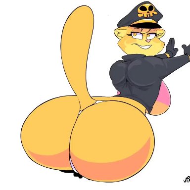 ass, ass focus, bent over, big ass, big butt, bouncing ass, breasts, cat, catgirl, furry, lilly (vimhomeless), looking at viewer, panties, solo, tagme