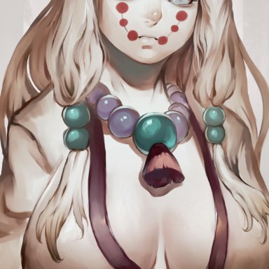 big breasts, cleavage, demon girl, demon slayer, detailed, facial markings, female, female only, hair ornament, ibuo, kimetsu no yaiba, kimono, long hair, milf, mother spider demon