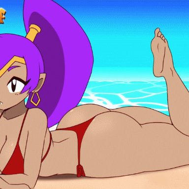 1girls, animated, ass, big ass, big breasts, breasts, cleavage, female, female only, huge ass, huge breasts, large breasts, scruffmuhgruff, shantae, shantae (character)