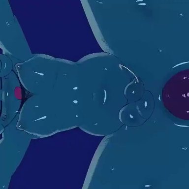 anal, anal penetration, anal sex, animated, ass, balls, big ass, big balls, big butt, big penis, big testicles, breasts, butt, eyes closed, gay