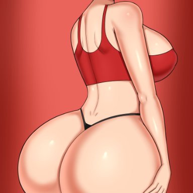 1girls, ass, big ass, big breasts, big butt, blush, breasts, brown hair, drunkavocado, elastigirl, female, helen parr, looking down, mature female, milf