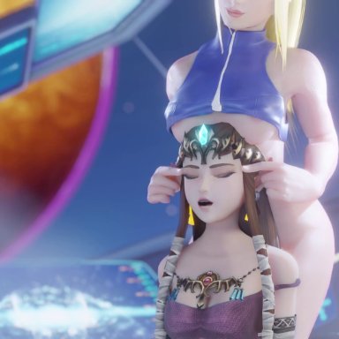 amateurthrowaway, animated, blonde hair, brown hair, crop top, hypnosis, metroid, princess zelda, rubbing, samus aran, super smash bros., tagme, the legend of zelda, tiara, video