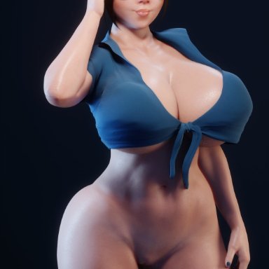 1girls, 3d, breasts, female, glasses, huge breasts, mavixtious, mei (overwatch), overwatch, pussy, solo, thick thighs, wide hips