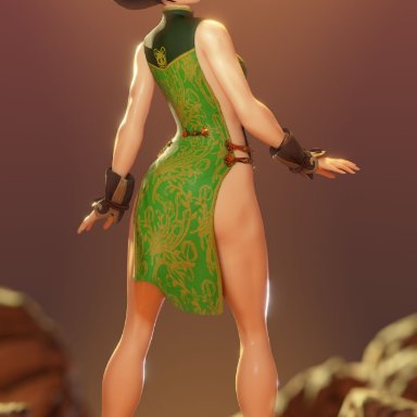 1girls, 3d, aged up, alternate costume, angry, artist name, ass, avatar the last airbender, back view, bangs, bare arms, bare legs, black hair, blind, clothing