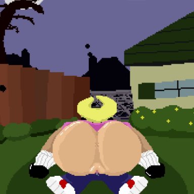 animated, billy, cartoon network, clothed, creampie, cum inside, death by snoo snoo, dominant female, female on top, mandy, reverse cowgirl position, reverse rape, ride, riding, skirt