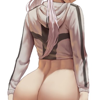 1girls, 2021, artist signature, ass, ass cheeks, ass focus, ass shot, back, back view, black clover, bottomless, bottomless female, bubble butt, female, female focus