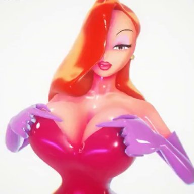 3d, 3d (artwork), animated, areola slip, big breasts, bouncing breasts, busty, cleavage, curvy, disney, earring, exposed breasts, female, female focus, female only