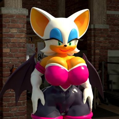 1girls, 3d, animated, anthro, big eyelashes, blender, blender (software), blue eyeshadow, breast expansion, breasts, fear, female, female only, furry, huge breasts