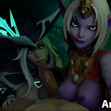 animated, arawaraw, blowjob, league of legends, league of legends: wild rift, miss fortune, pov, soraka, sound, tagme, threesome, video