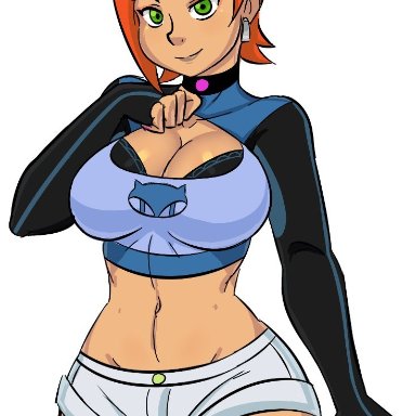 1girls, alternate version available, bare midriff, belly, belly button, ben 10, big breasts, boob window, bra, breasts, cartoon network, cleavage, cleavage cutout, clothed, clothing