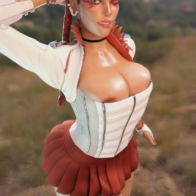 1futa, 3d, apex legends, big breasts, big penis, breasts, dark-skinned futanari, dark skin, futa only, futanari, large breasts, loba, nail polish, penis, shadowboxer