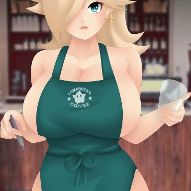 iced latte with breast milk, mario (series), nidavellirstudios, nintendo, princess rosalina, super mario bros., super mario galaxy