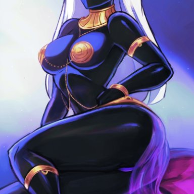 1girls, ass, big ass, big breasts, breasts, duck dodgers, female, female only, iahfy, large breasts, queen tyr'ahnee, solo, thick thighs, warner brothers, wide hips