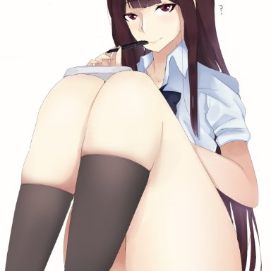 1boy, 2021, ?, aradara, balls, bangs, big ass, big butt, bowtie, bulge, dark hair, edit, edited, femboy, girly