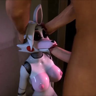 1male, 3d, 4girls, ambiguous penetration, animated, animatronic, anthro, ass, breasts, edit, five nights at freddy's, fnaf, human, mangle (fnaf), monster girl