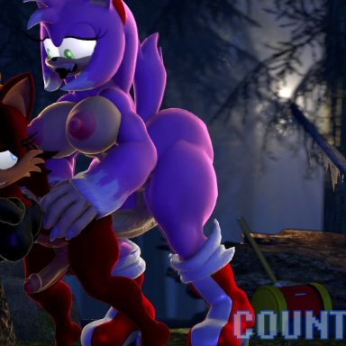 <3, <3 eyes, 3d, 3d (artwork), abdominal bulge, against natural surface, against surface, against tree, ahegao, amy rose, anal, anal penetration, animated, anthro, archie comics