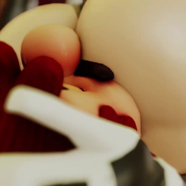 3d, animated, ass, big ass, big breasts, bowsette, cunnilingus through clothes, facesitting, huge breasts, kishi, mario, mario (series), mp4, new super mario bros. u deluxe, no sound