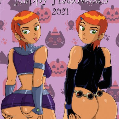 ass, ben 10, big ass, big butt, breasts, bubble ass, bubble butt, cartoon network, cosplay, costume, crop top, dat ass, dc, fat ass, fat butt