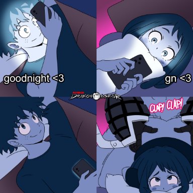 bed, bitch, cheating, doggy, doggy style, drakonaskar, goodnight, izuku midoriya, katsuki bakugou, my hero academia, netorare, night, ntr, ochako uraraka, patreon