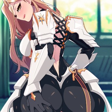 armor, artist request, ass, big ass, big butt, blonde hair, cowgirl position, huge ass, kisara (tales), penis, sex, tales of (series), tales of arise, vaginal penetration, wide hips