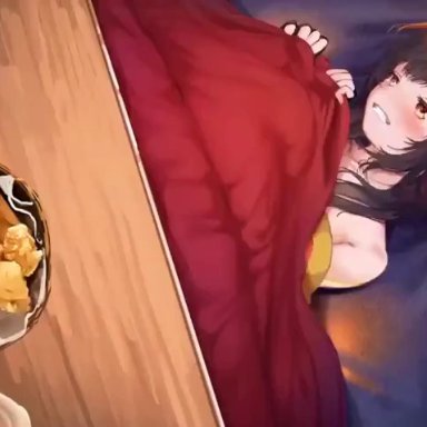 1boy, 1girls, animated, artist request, kono subarashii sekai ni shukufuku wo!, large penis, megumin, pussy, sex, sound, tagme, video