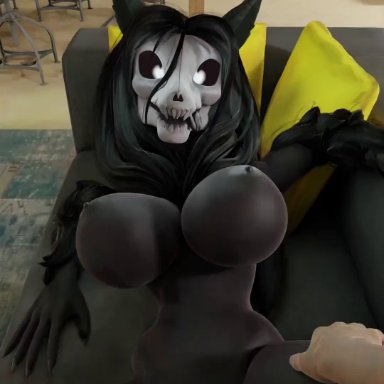 <3, <3 eyes, 3d, ahegao, animated, anthro, big breasts, bouncing breasts, breasts, couch sex, digital media (artwork), duo, female, first person view, fucked silly