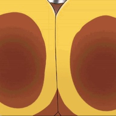 1girls, animated, animatronic, anthro, big breasts, bouncing breasts, breasts, chica (fnaf), clothing, female, five nights at freddy's, five nights in anime, focus, huge breasts, low res