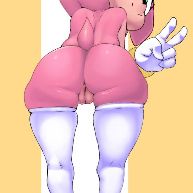 amy rose, pink fur, pink hair, solo, sonic (series)