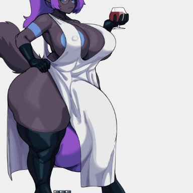 2020, 5 fingers, absurd res, alcohol, anthro, areola, balls, beverage, big balls, big breasts, big bulge, biped, blue eyes, boots, breasts