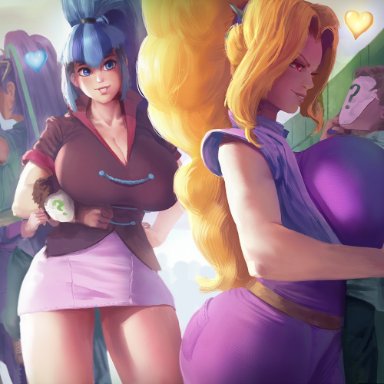 3boys, 3girls, adagio dazzle, aria blaze, blonde hair, breast smother, breasts, bully, bullying, faceless male, femdom, huge breasts, imminent sex, larger female, locker