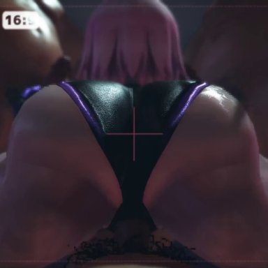 16:9, 1girls, 3boys, 3d, animated, ass, bouncing ass, censored, fate/grand order, fate (series), fellatio, female, foursome, gangbang, girl on top