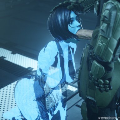 blowjob, cortana, halo, halo (game), halo (series), master chief