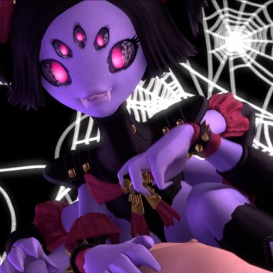 3d, animated, bloney, cowgirl position, monster, monster girl, muffet, source filmmaker, spider, straight, tagme, undertale, video